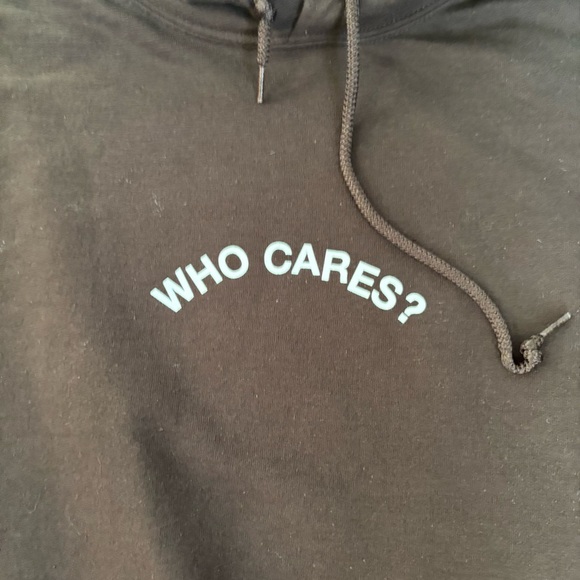Rex Orange County Who Cares Band Tour Brown Hoodie - Picture 3 of 10